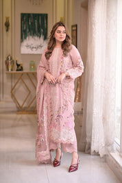 3 Piece - Embroidered Lawn Suit
