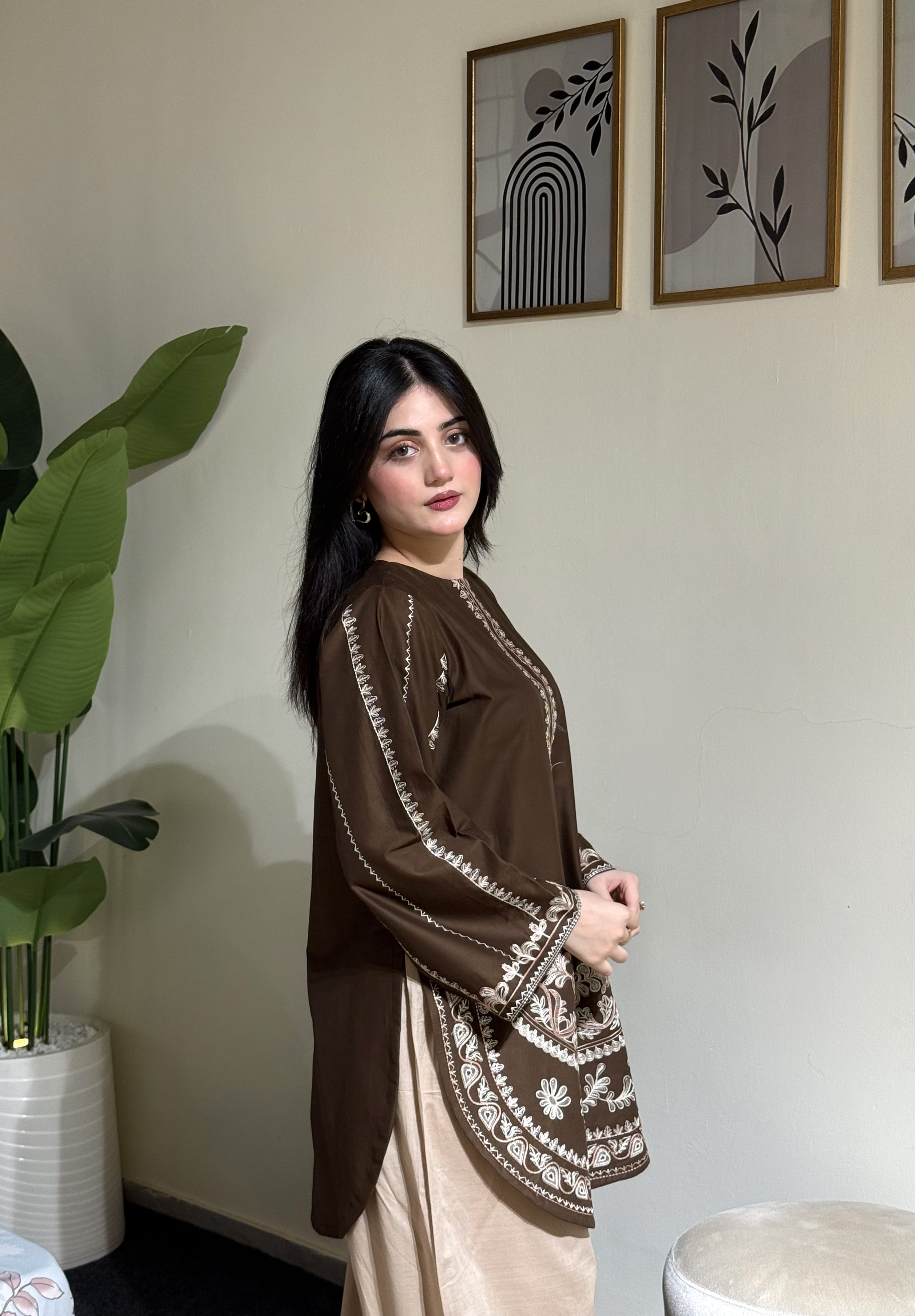 2 Piece - Embroidered Lawn Ready To Wear Co-Ord Set