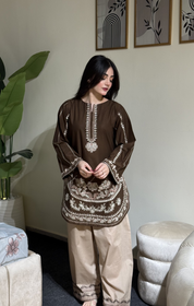 2 Piece - Embroidered Lawn Ready To Wear Co-Ord Set