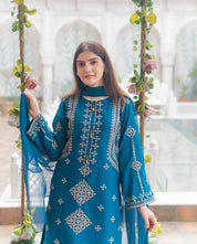2 Piece - Embroidered Lawn Suit