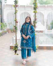 2 Piece - Embroidered Lawn Suit