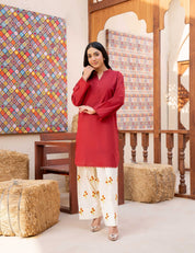 Farshi 2pc meroon suit