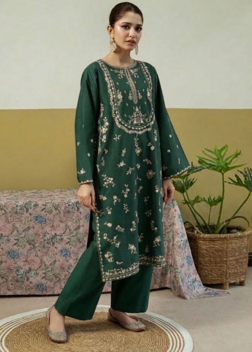 2 Piece - Embroidered Lawn Suit