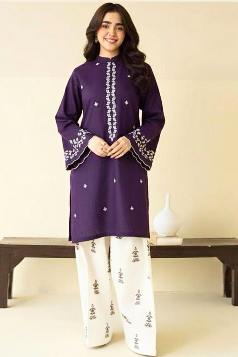 2 Piece - Embroidered Lawn Suit