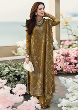 3 Piece - Embroidered Lawn Suit with Chiffon Dupatta
