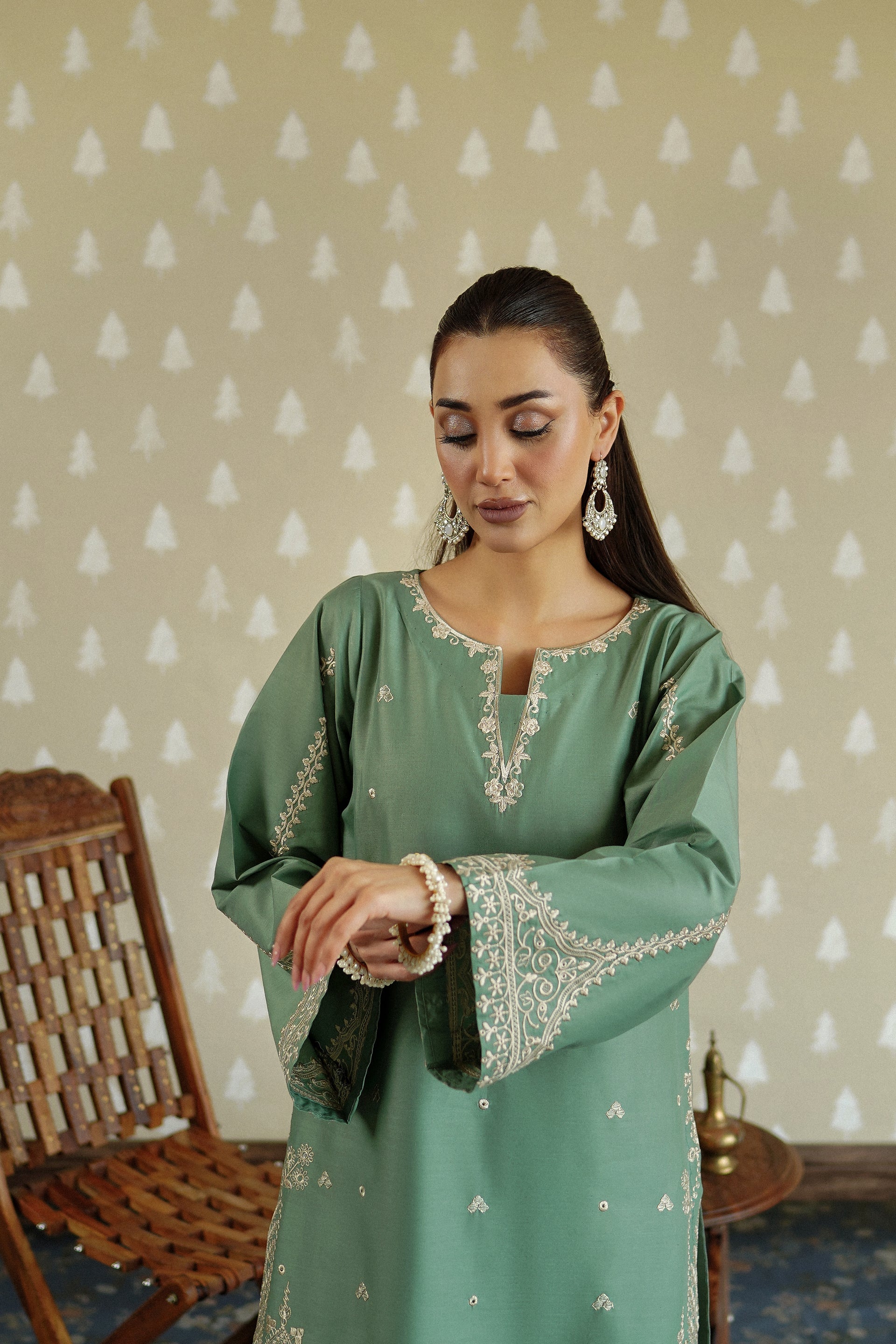 2 Piece - Embroidered Lawn Suit