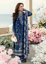 3 Piece - Embroidered Lawn Suit with Chiffon Dupatta